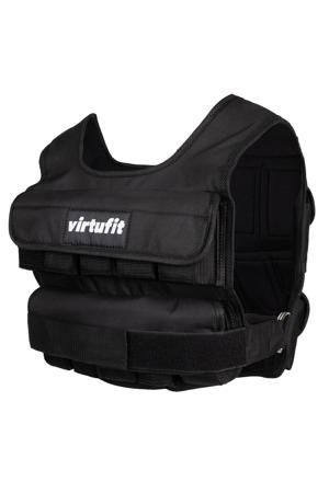 VirtuFit Verstelbaar Gewichtsvest Pro - 10 kg - Zwart