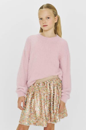 pailletten rok Sassy lichrroze/multicolor