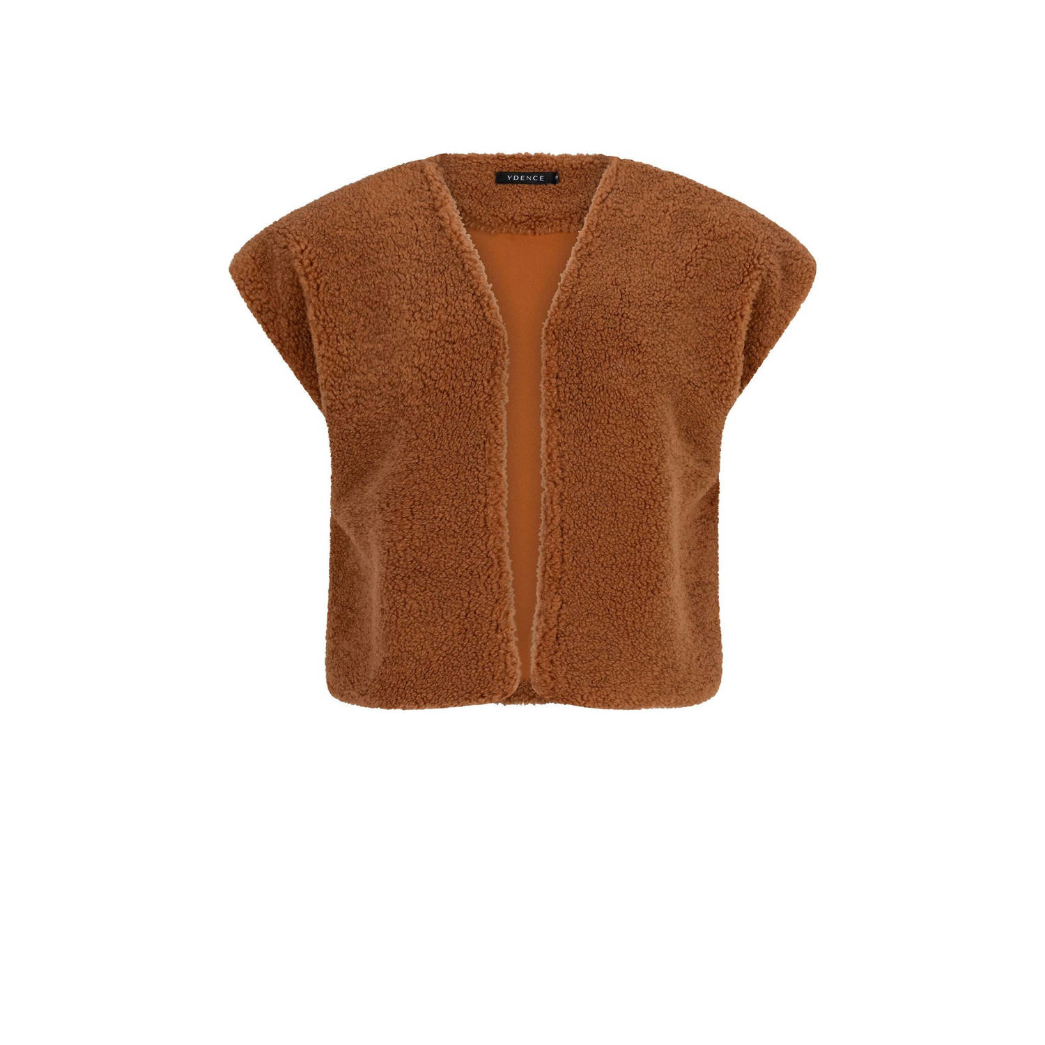 Ydence Sophie Dames Camel Blazer Vest Brown Dames