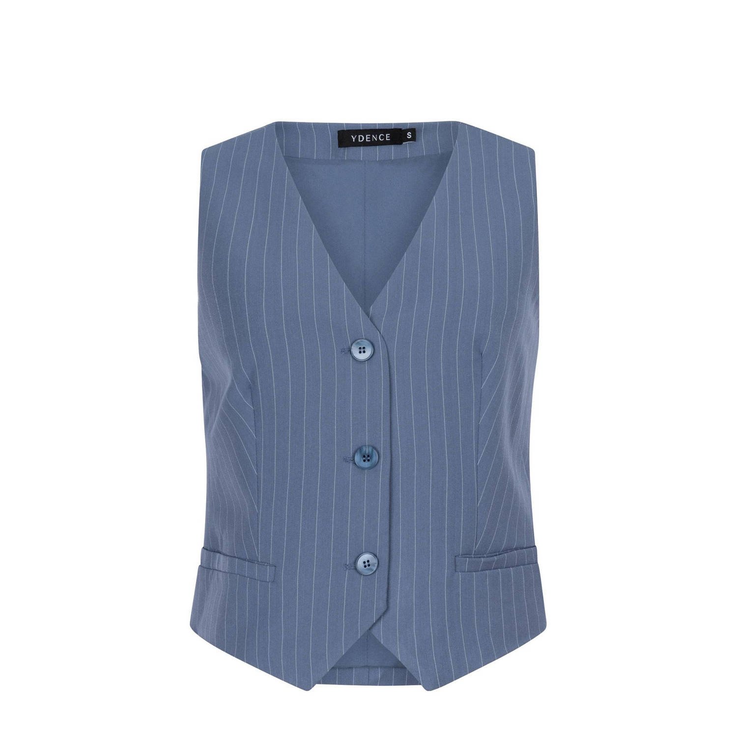 Ydence Stijlvolle Nadine Gilet Vest Blue Dames