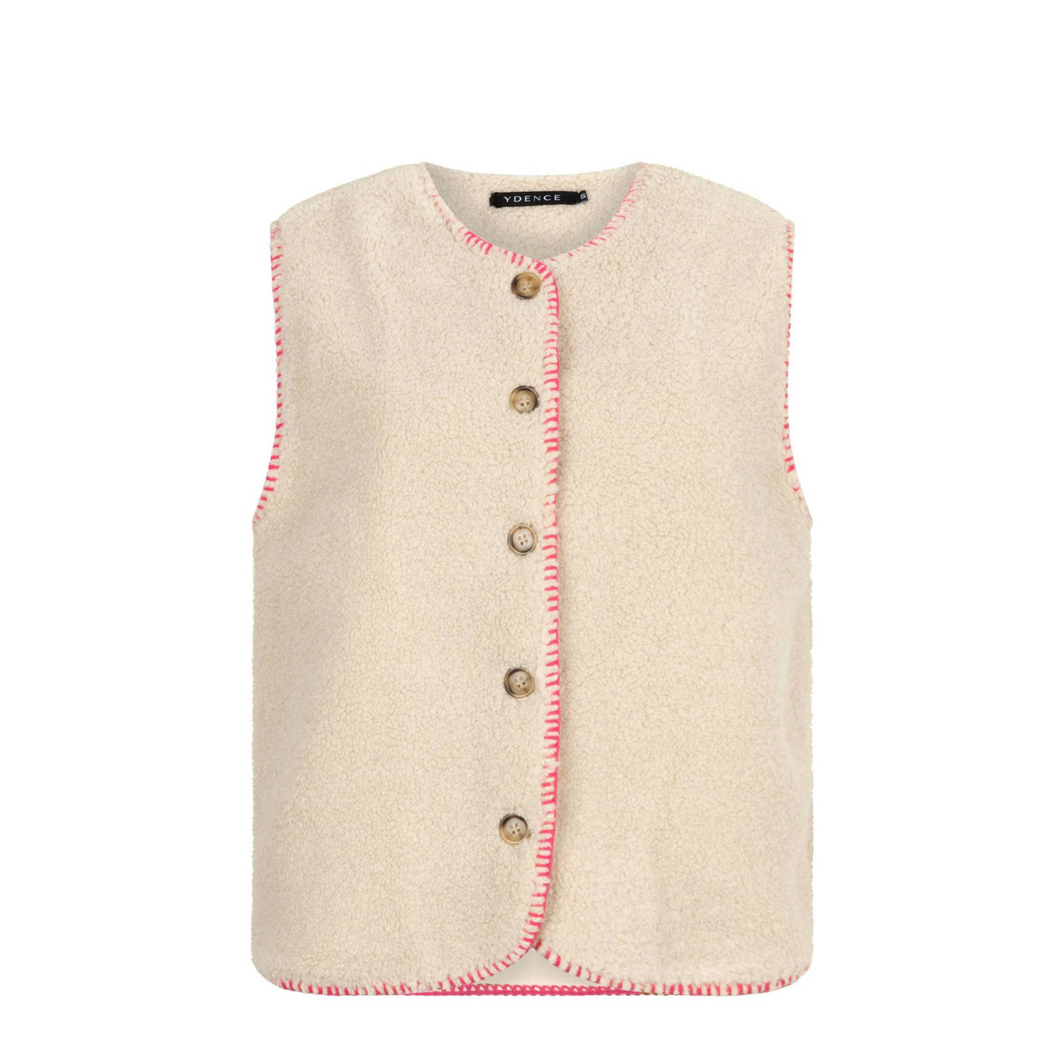 Ydence Evelynn Gilet Stijlvolle Vest Beige Dames