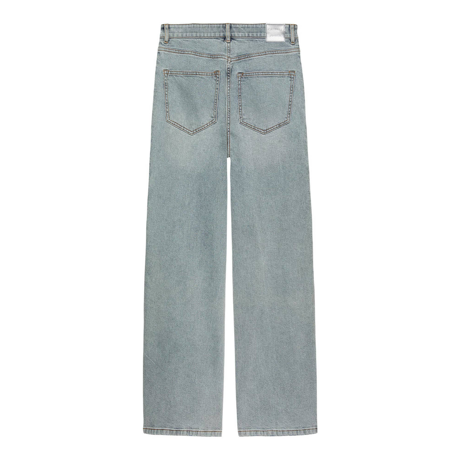 Catwalk Junkie high waist loose jeans light blue denim