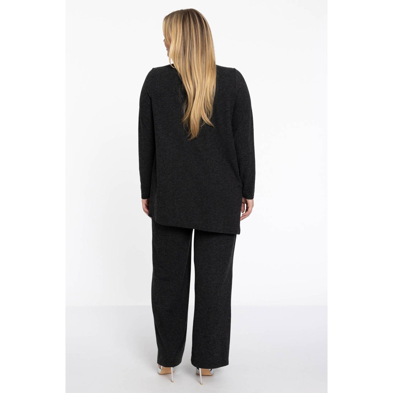 YOEK loose fit broek antraciet