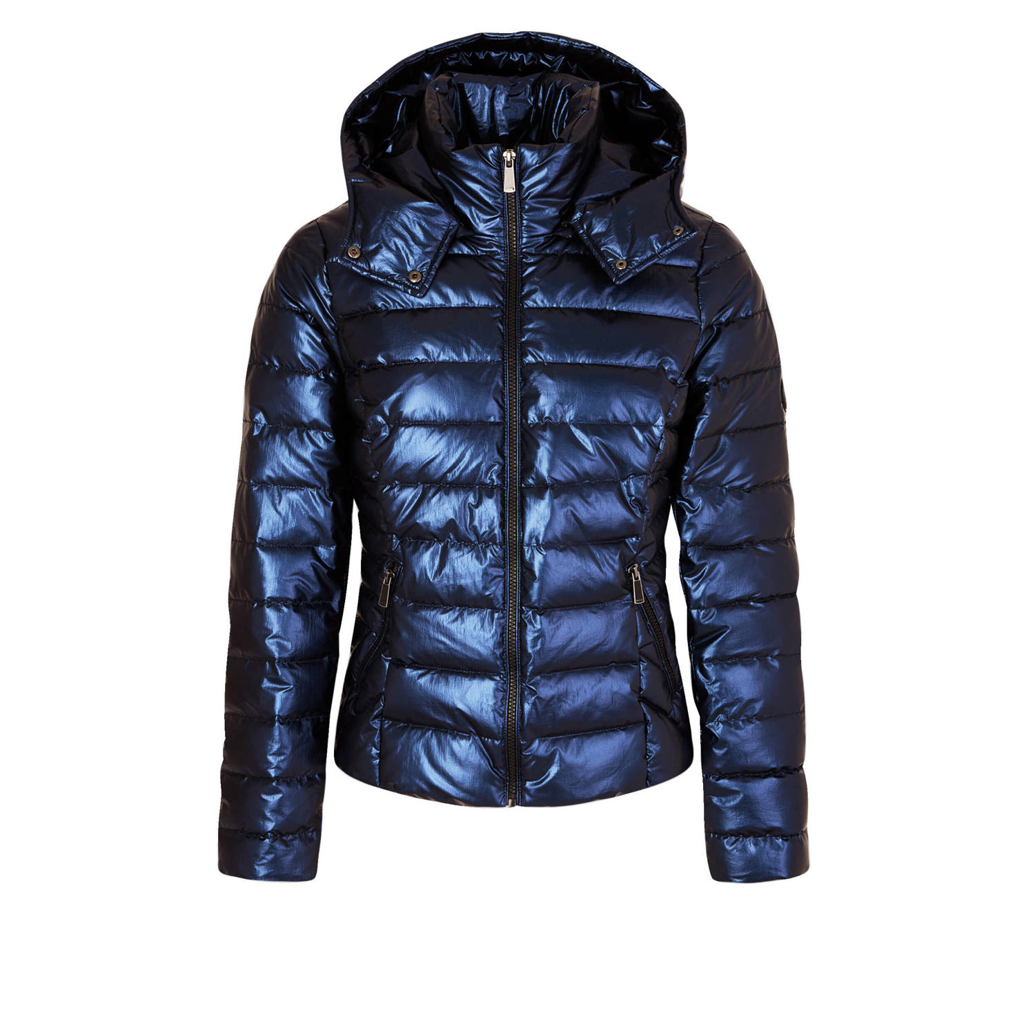 Morgan gewatteerde jas blauw