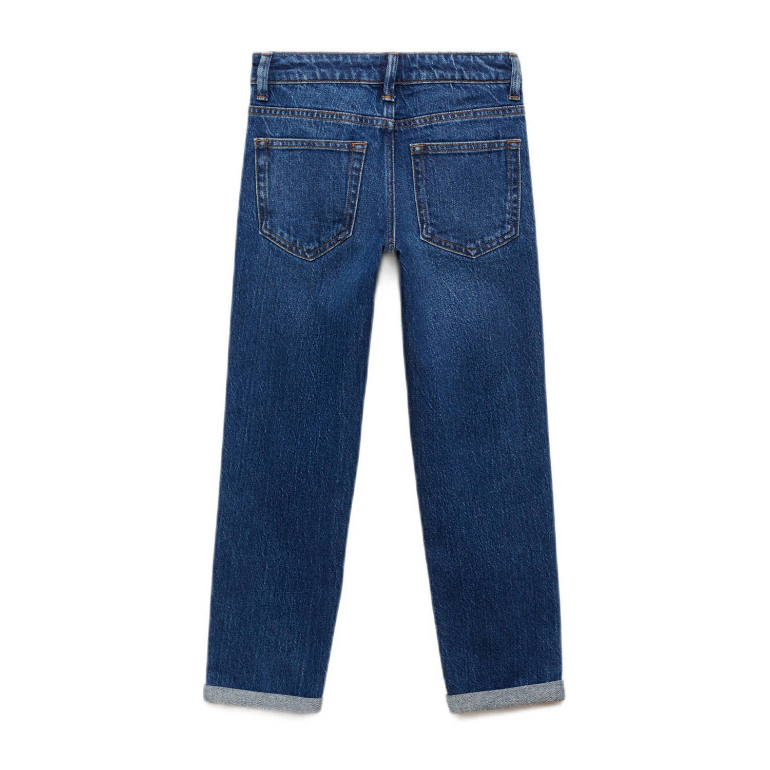 Mango Kids straight fit jeans changeant blauw