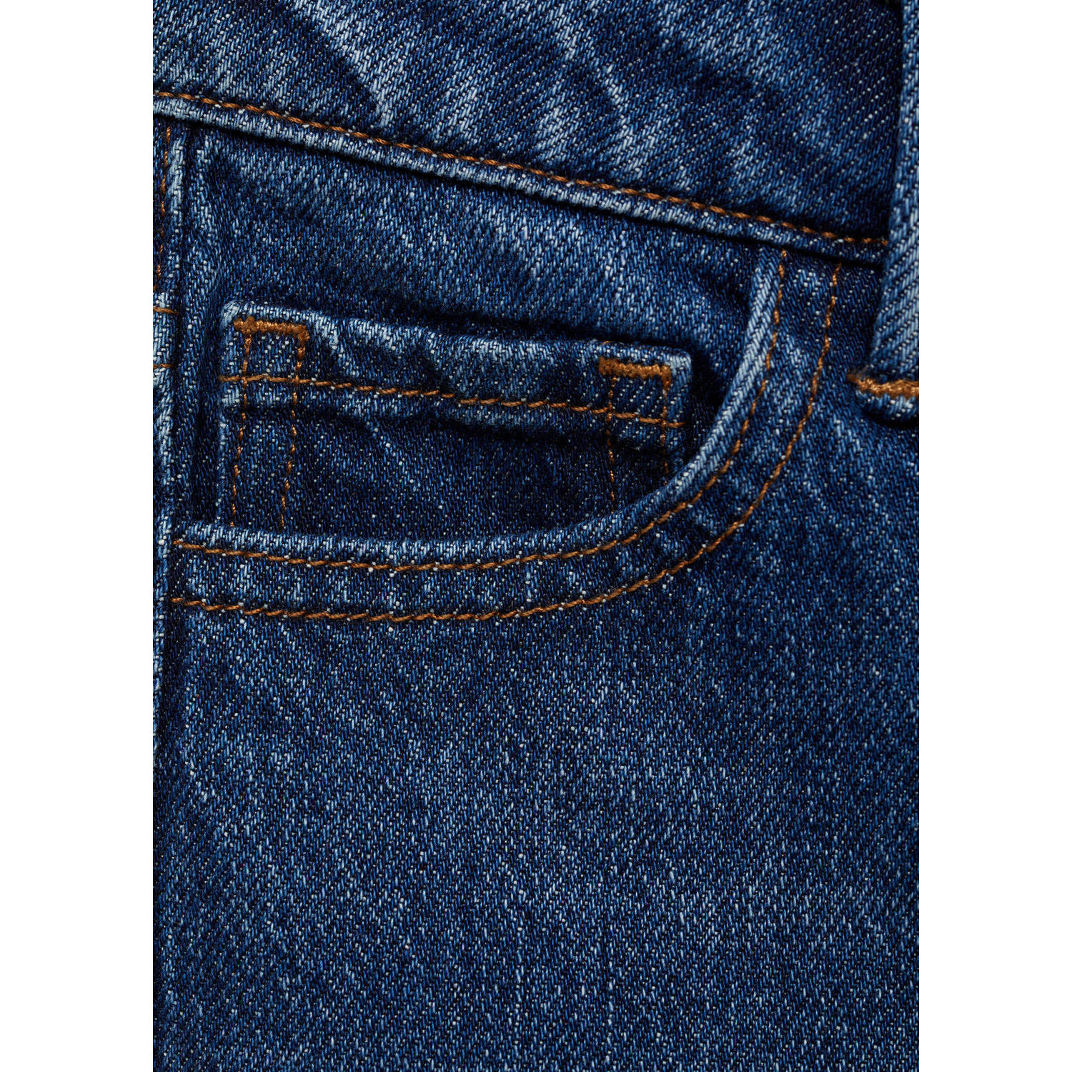 Mango Kids straight fit jeans changeant blauw