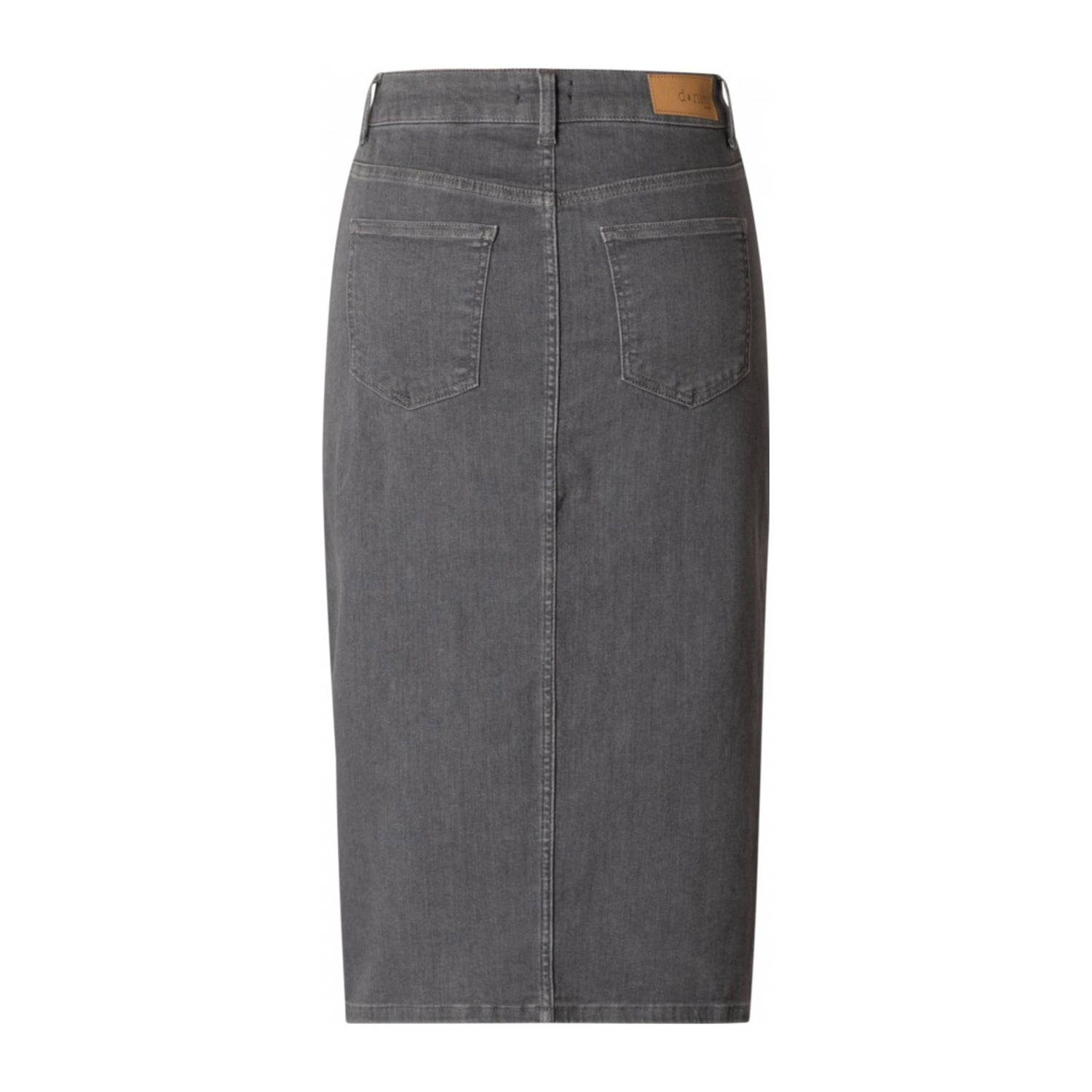 Yesta denim spijkerrok grey denim