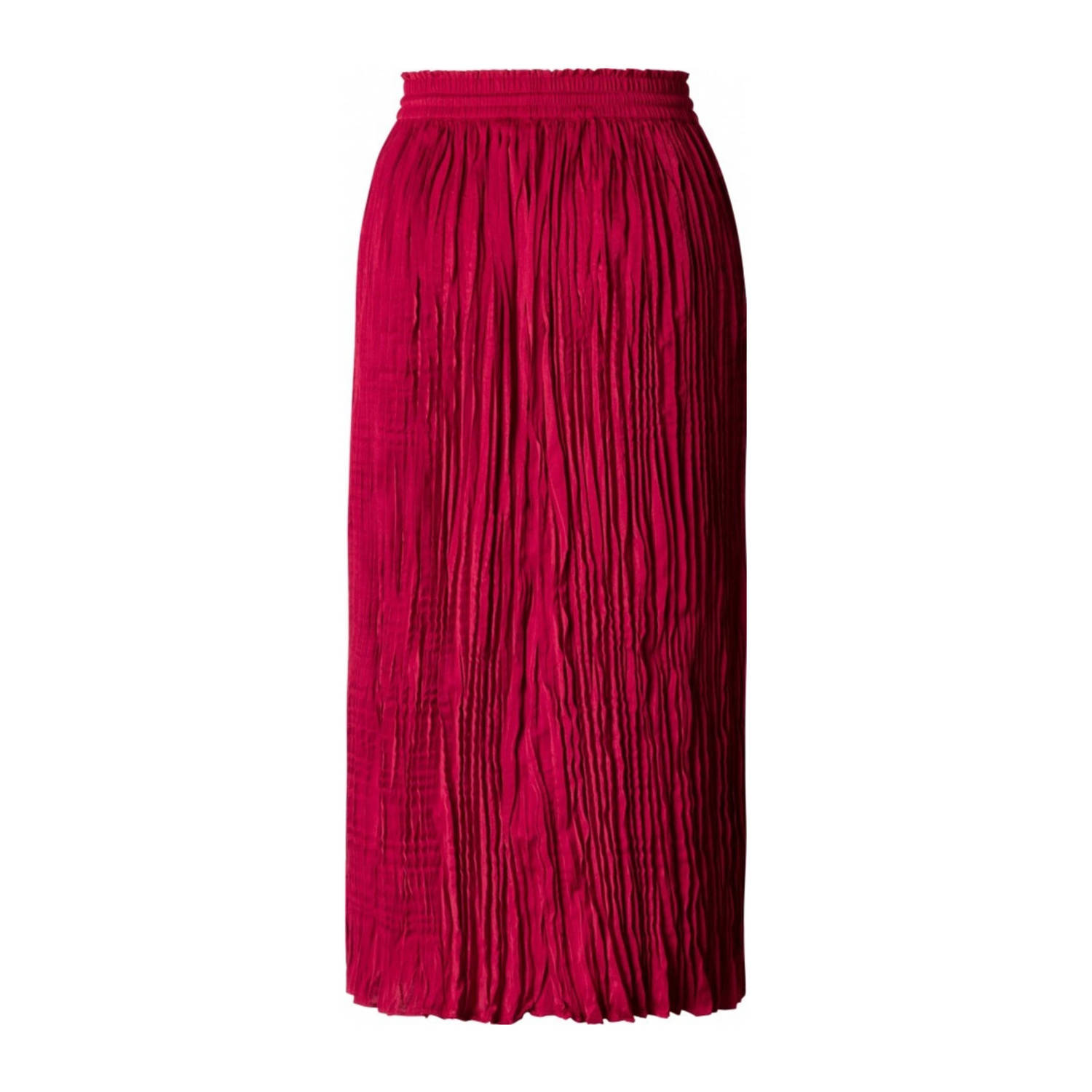 Yest plissé rok rood