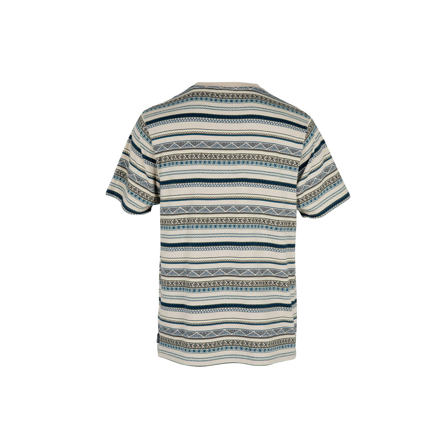 O'Neill gestreept regular fit T-shirt grey ikat stripe