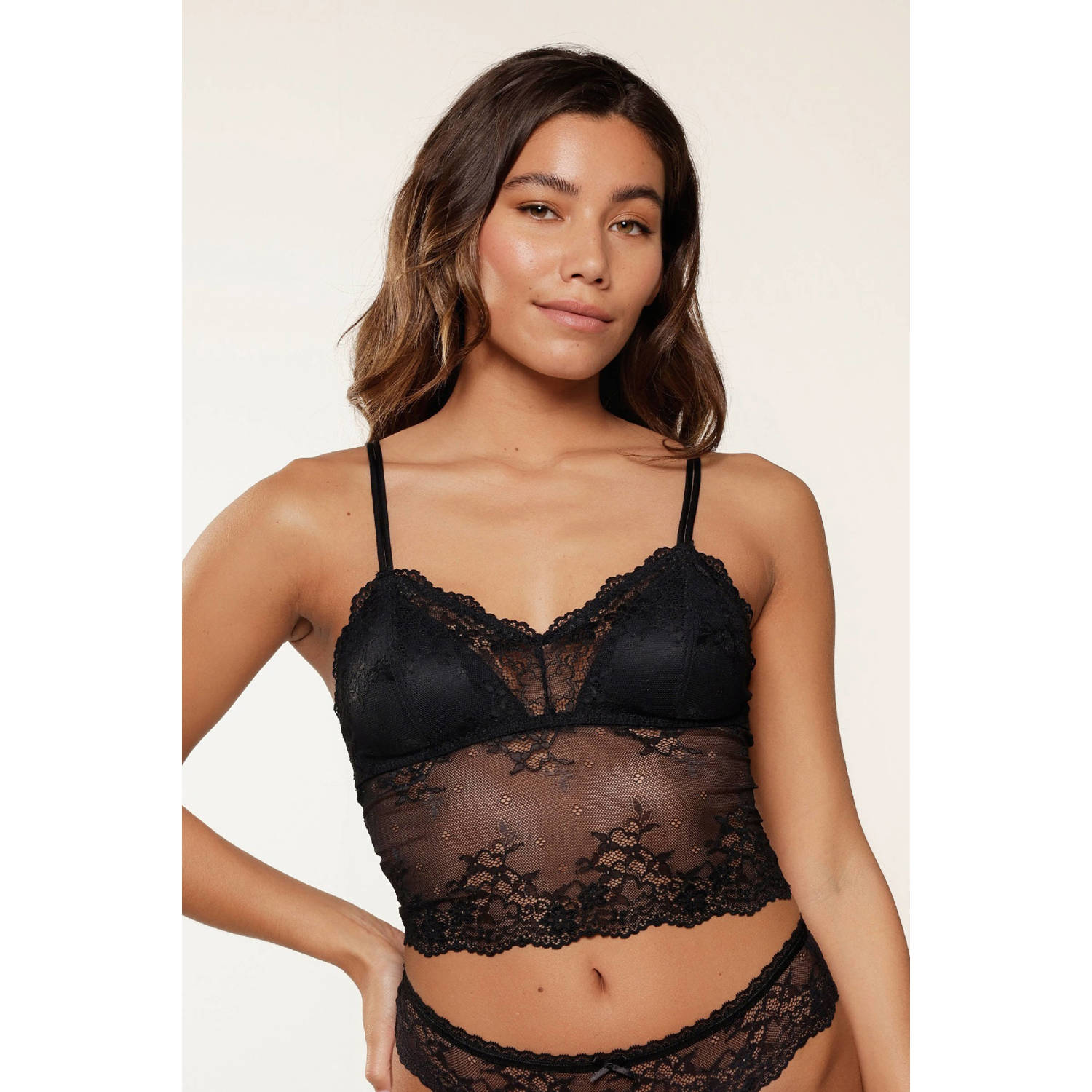 LingaDore longline bralette Daily zwart