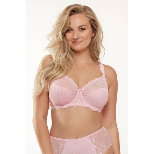 LingaDore niet-voorgevormde beugelbh Daily Full Coverage Lace lichtroze afbeelding