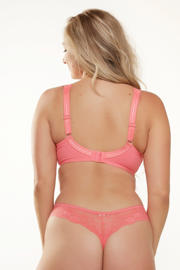 thumbnail: LingaDore niet-voorgevormde beugelbh Daily Full Coverage Lace koraalrood