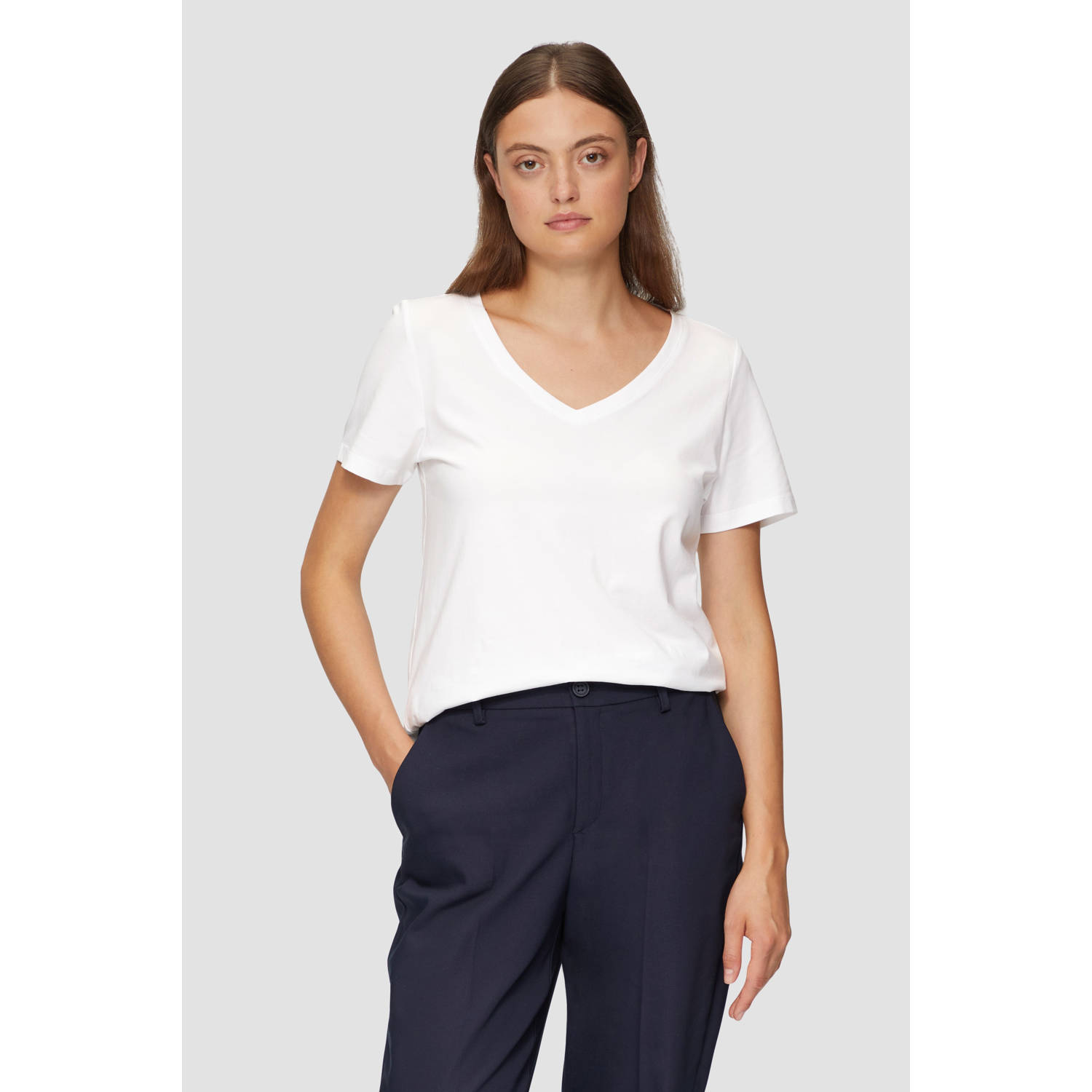 S.Oliver RED LABEL T-shirt met V-hals