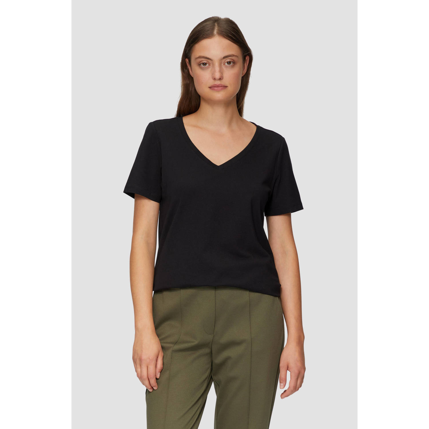 S.Oliver RED LABEL T-shirt met V-hals