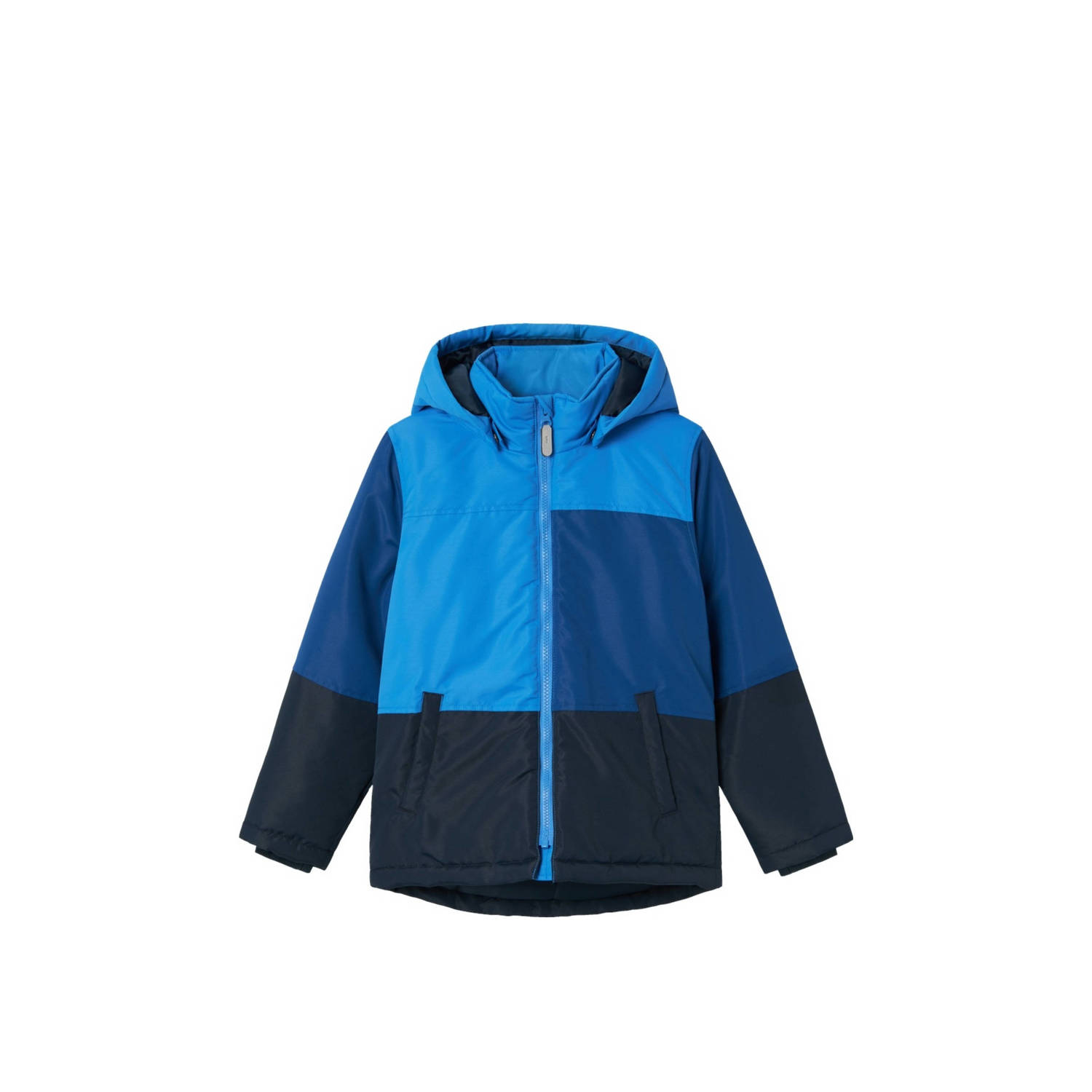 Name It Softshell-jack NKMMAX JACKET BLOCKS2 NOOS met decoratieve reflecterende details