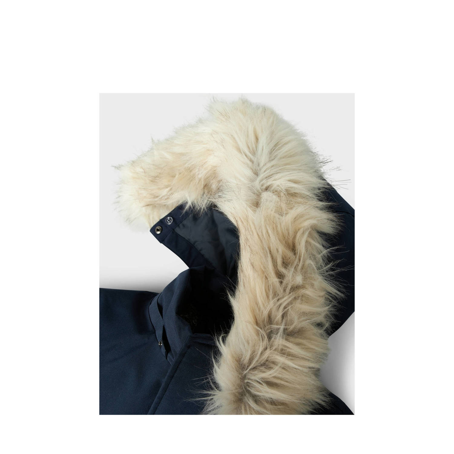 NAME IT KIDS gewatteerde winterjas NKMMILLO donkerblauw