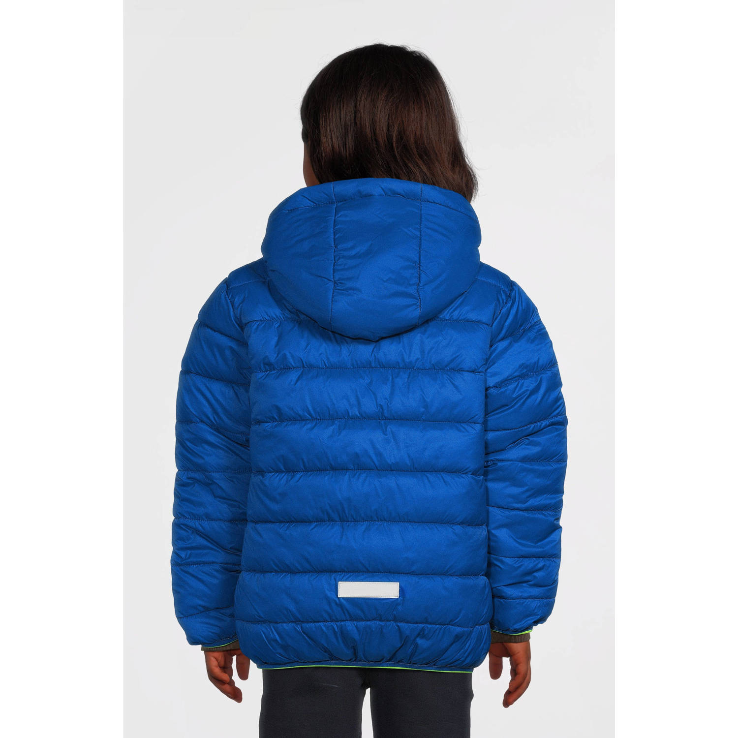 NAME IT KIDS gewatteerde winterjas NKMMONAY hardblauw