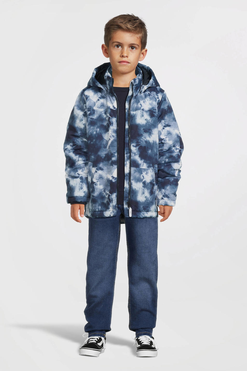 NAME IT Giacca Bambino Nkmmax Pa-Giacca Block Noos - Con Cappuccio Rimovibile, Maniche Lunghe, Per Bambini E Ragazzi