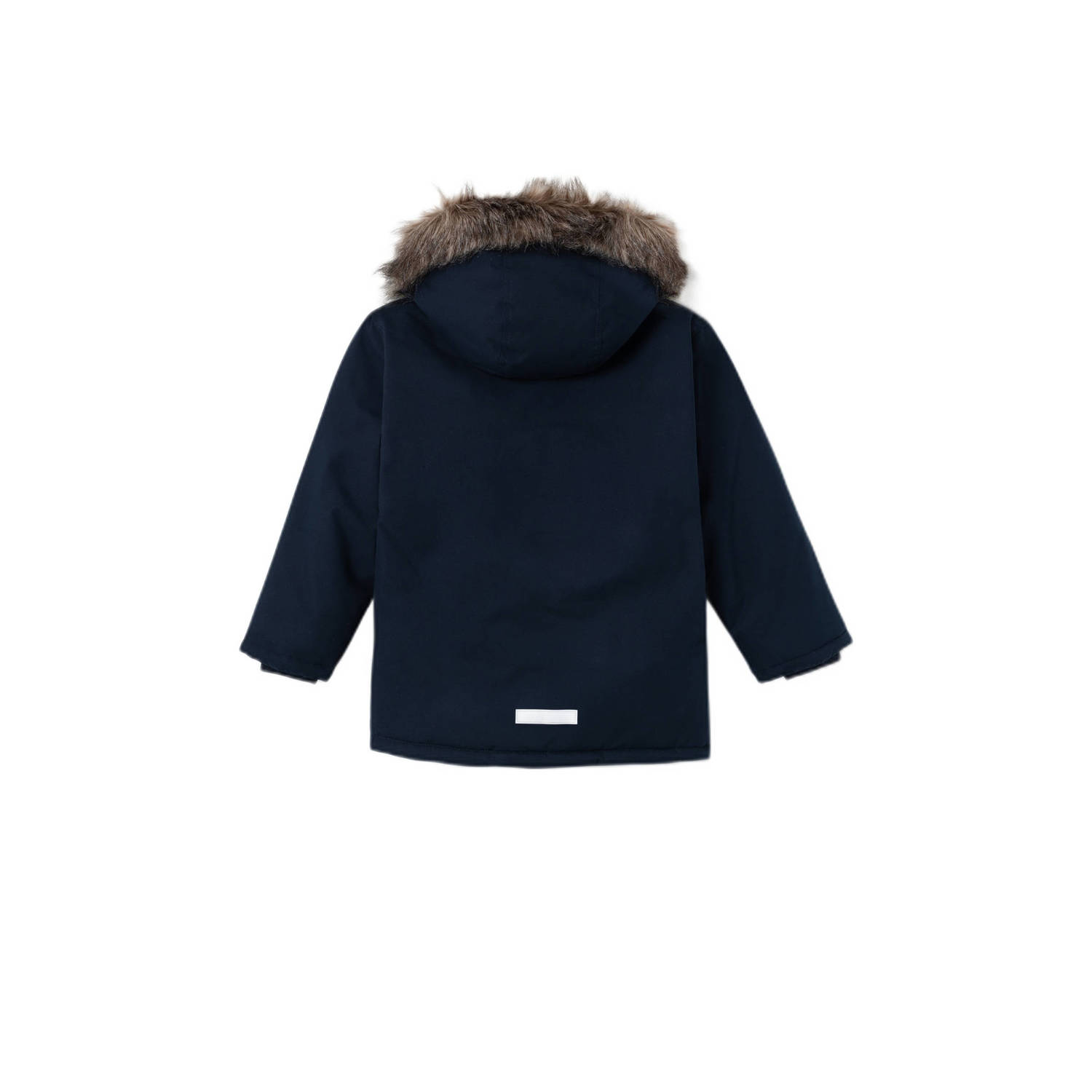 NAME IT KIDS gewatteerde winterjas NMMMASTER donkerblauw