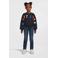 NAME IT KIDS sweater NKFPLILJE met tekst donkerblauw