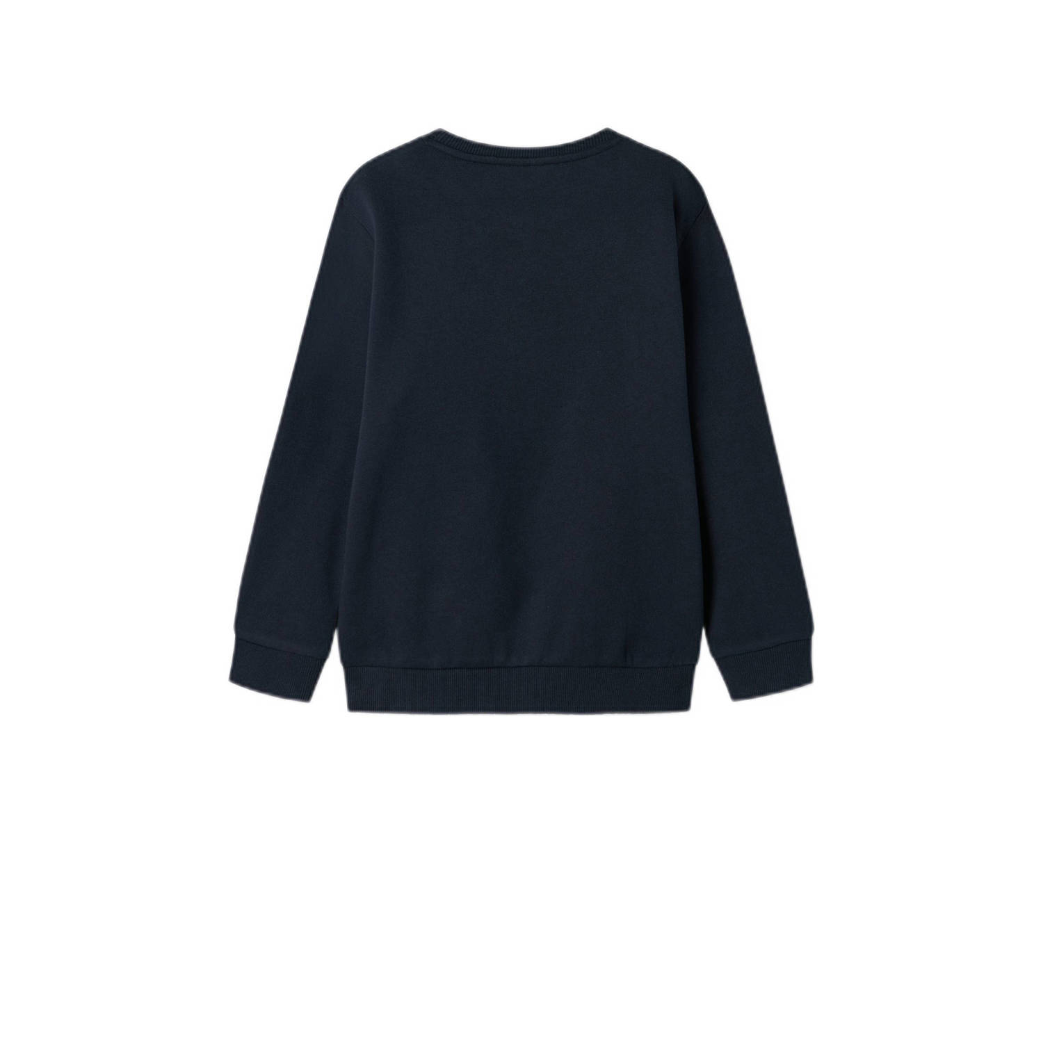 NAME IT KIDS sweater met printopdruk donkerblauw