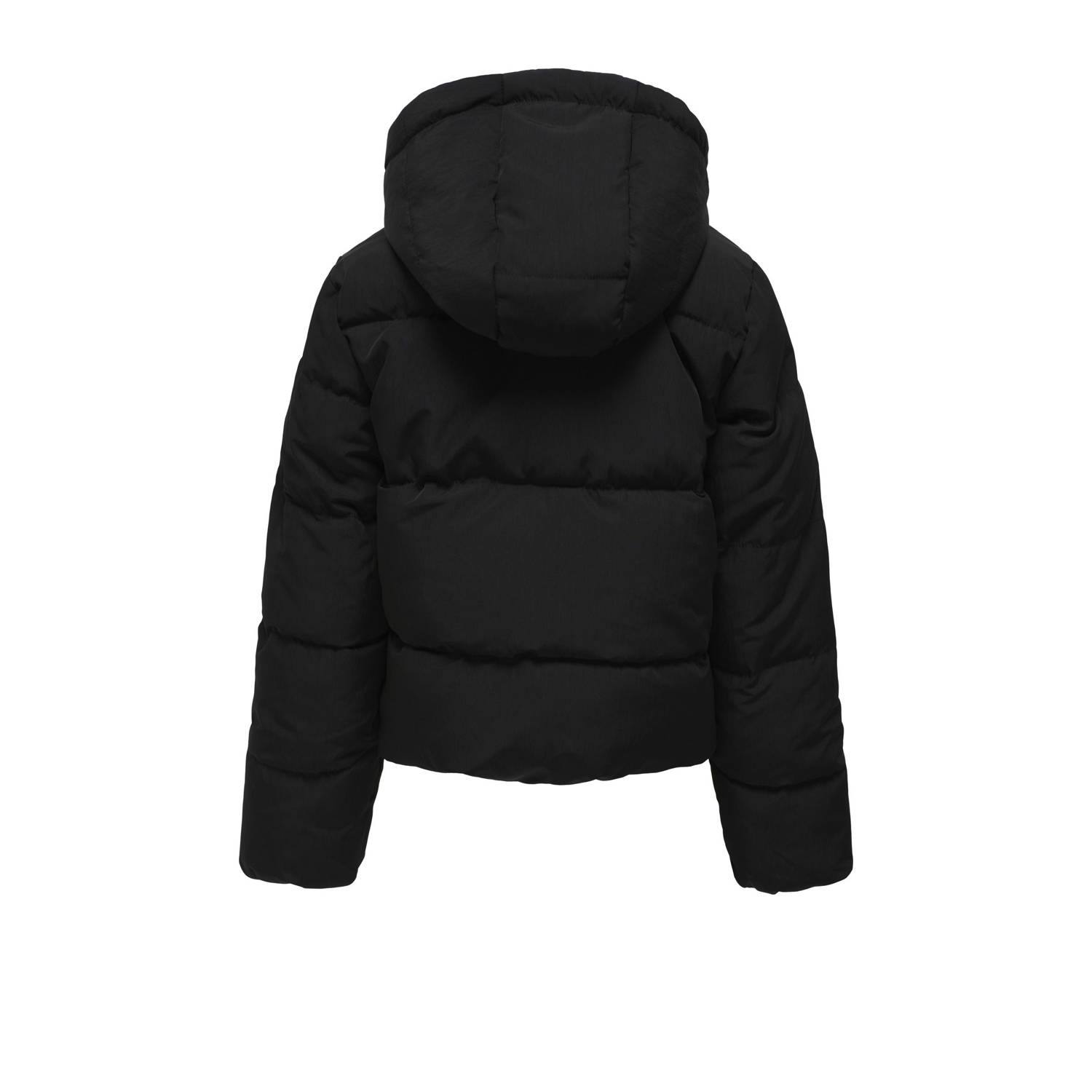 ONLY KIDS GIRL gewatteerde winterjas KOGDOLLY zwart