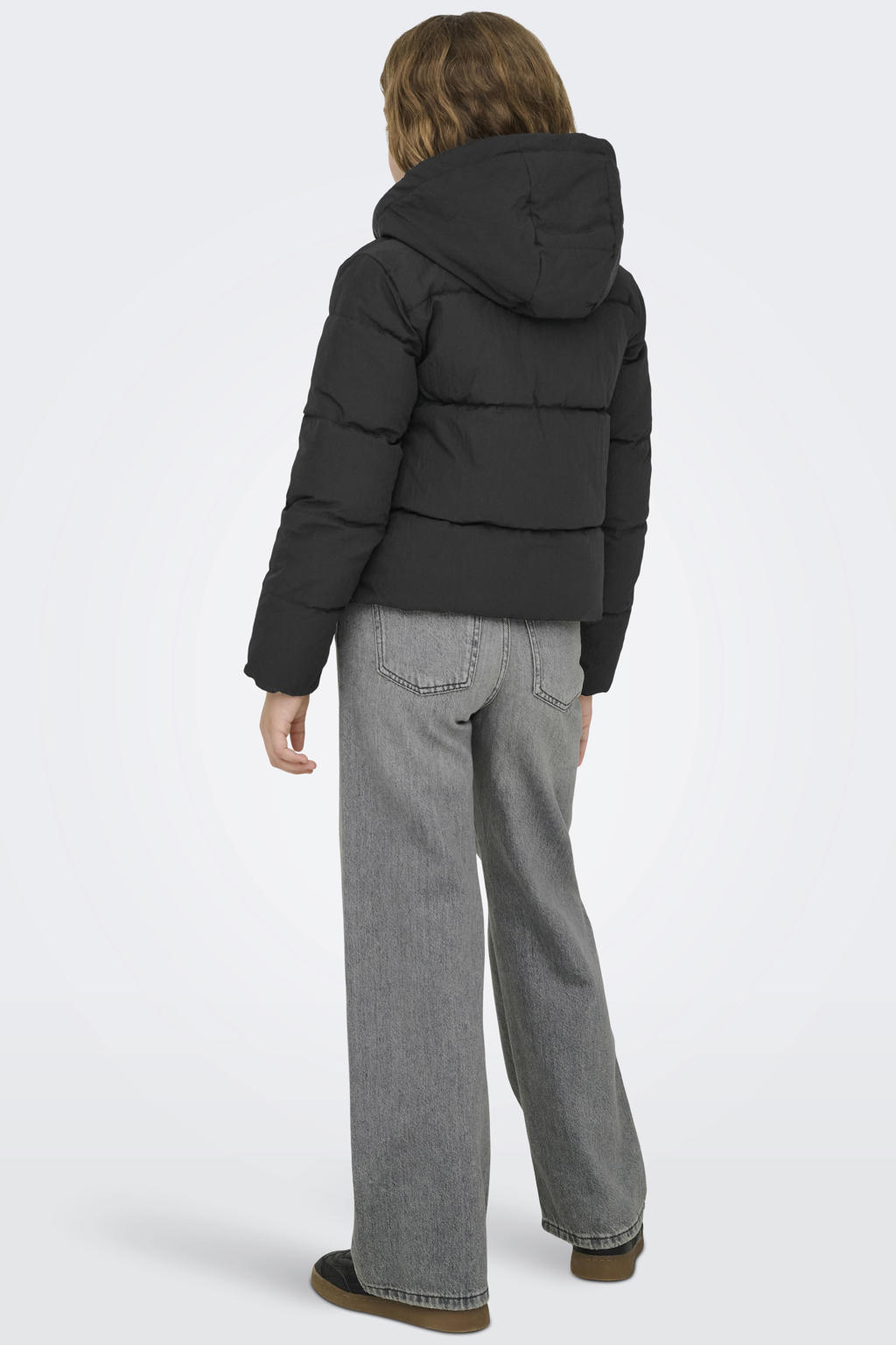 KIDS ONLY GIRL gewatteerde winterjas KOGDOLLY zwart