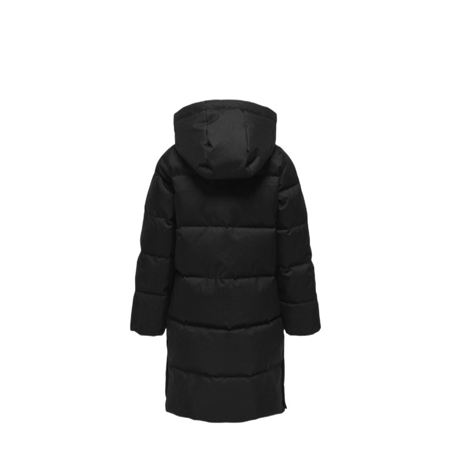 ONLY KIDS GIRL gewatteerde winterjas KOGIRENE zwart