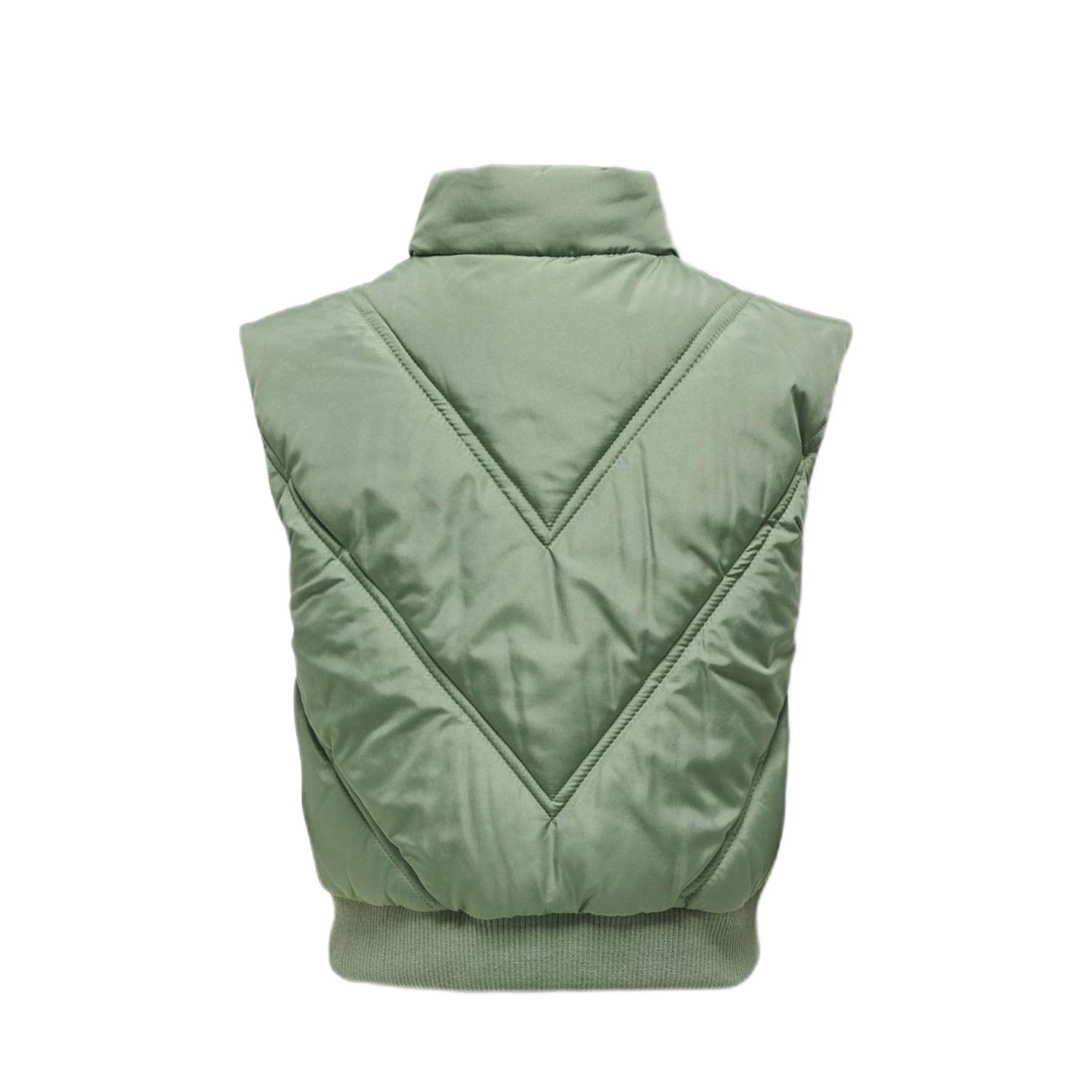 ONLY KIDS GIRL bodywarmer KOGTAMARA zachtgroen