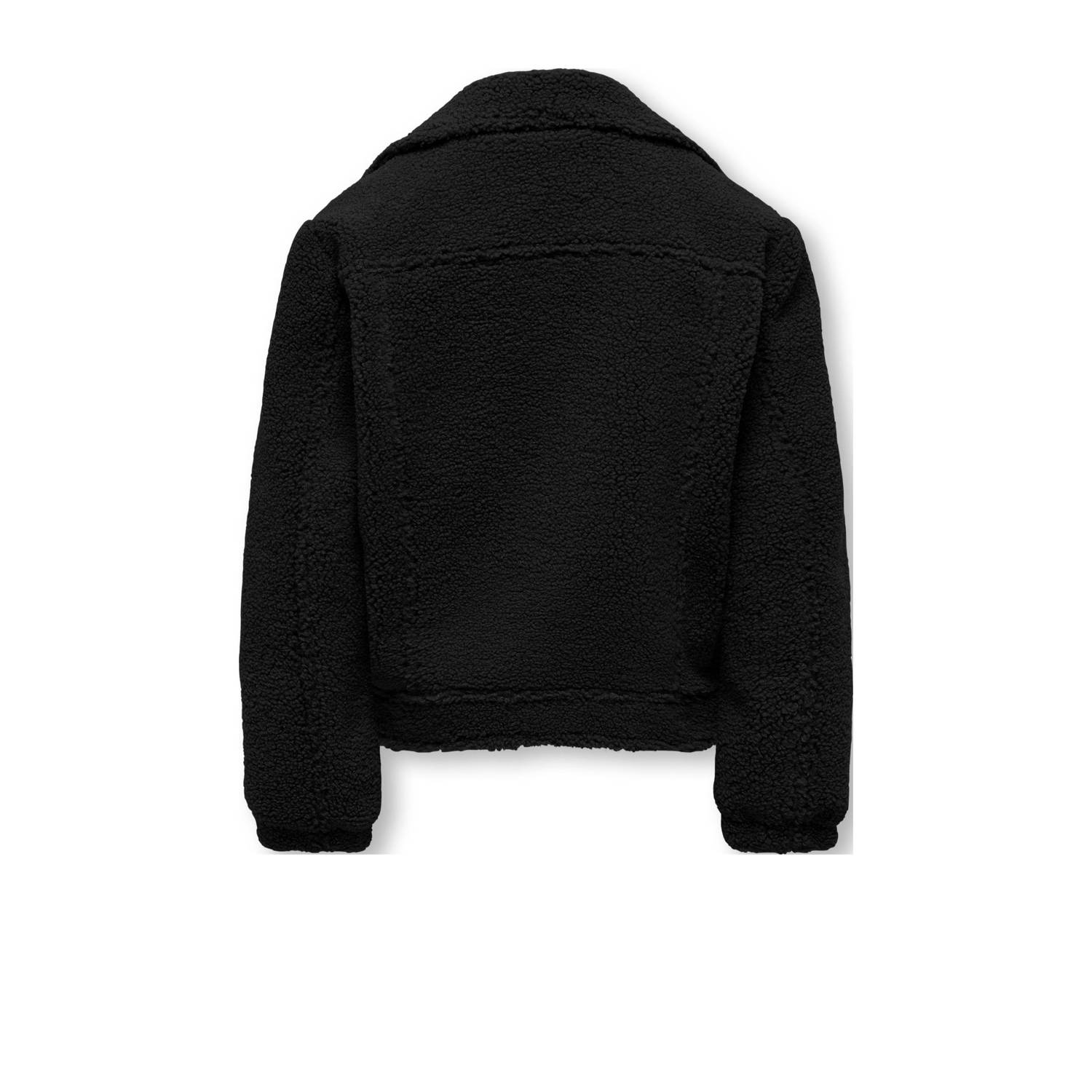 ONLY KIDS GIRL teddy jas zwart