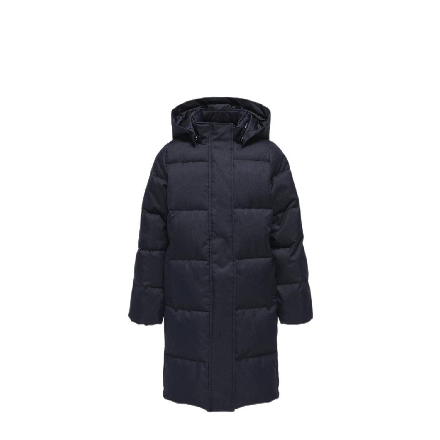 ONLY KIDS GIRL gewatteerde winterjas KOGIRENE donkerblauw