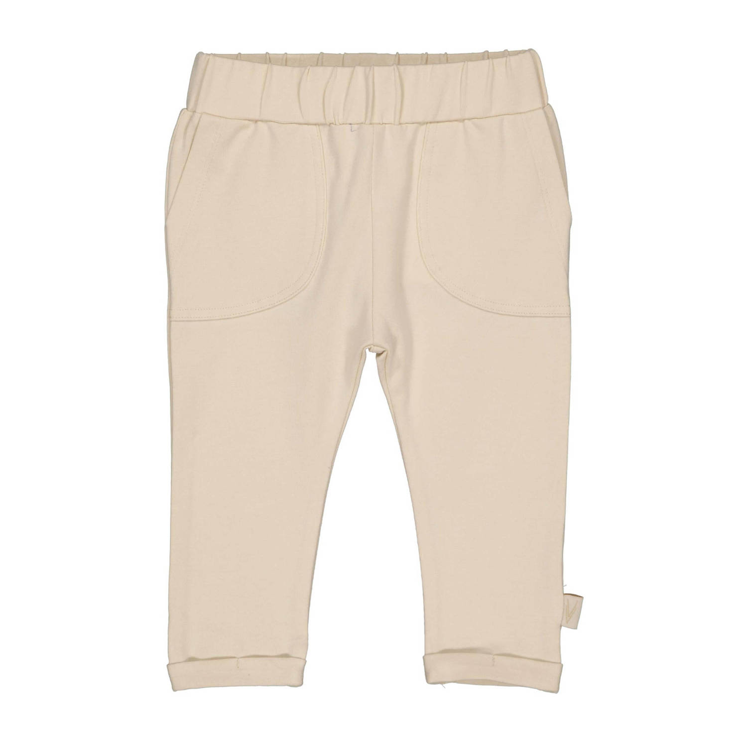 LEVV baby broek LNATHANNOS zand Beige Jongens Stretchkatoen Effen 50
