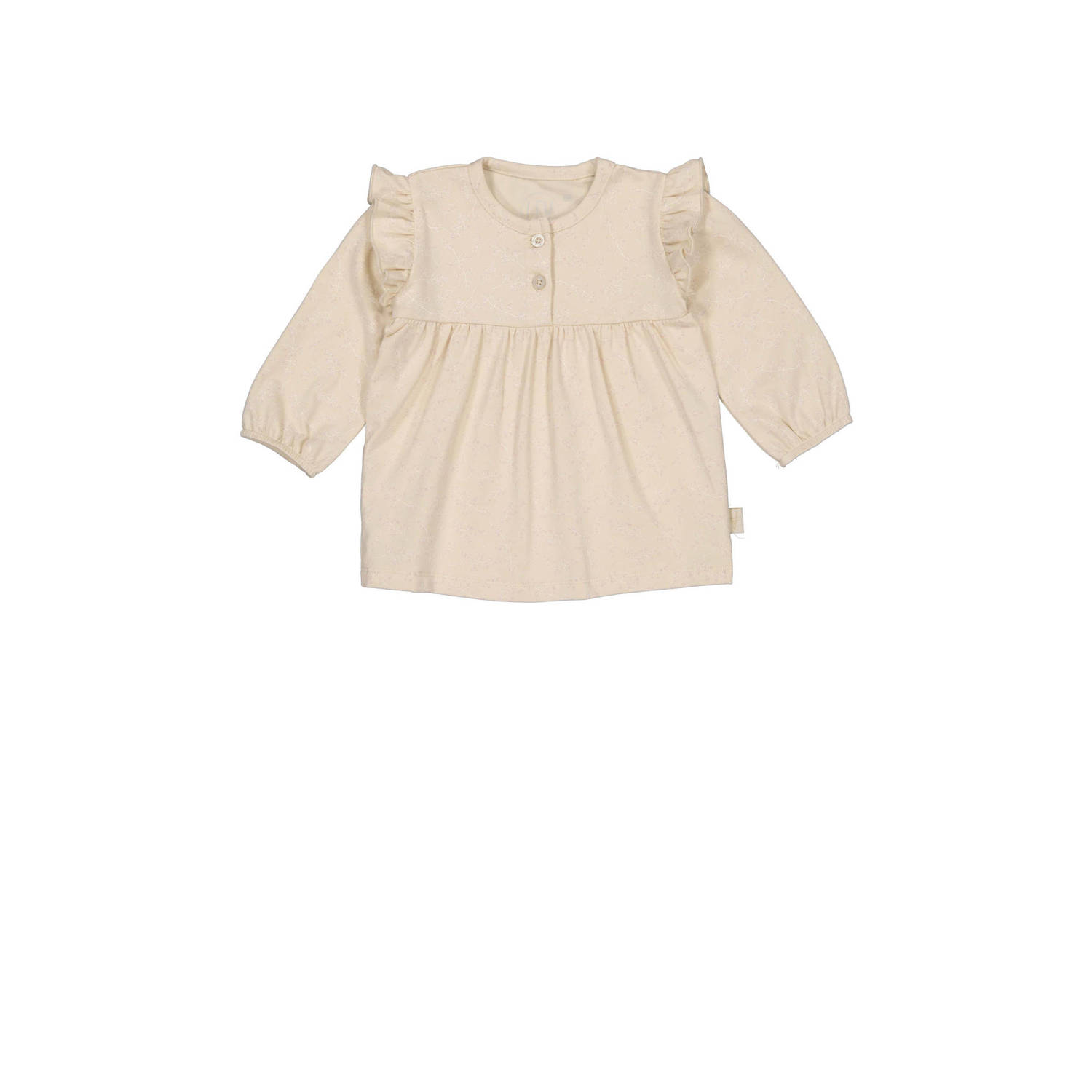 LEVV baby top LNORANOS Beige Meisjes Stretchkatoen Ronde hals Bloemen 44