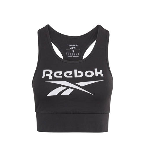 Wehkamp Reebok Classics level 2 sporttop zwart aanbieding