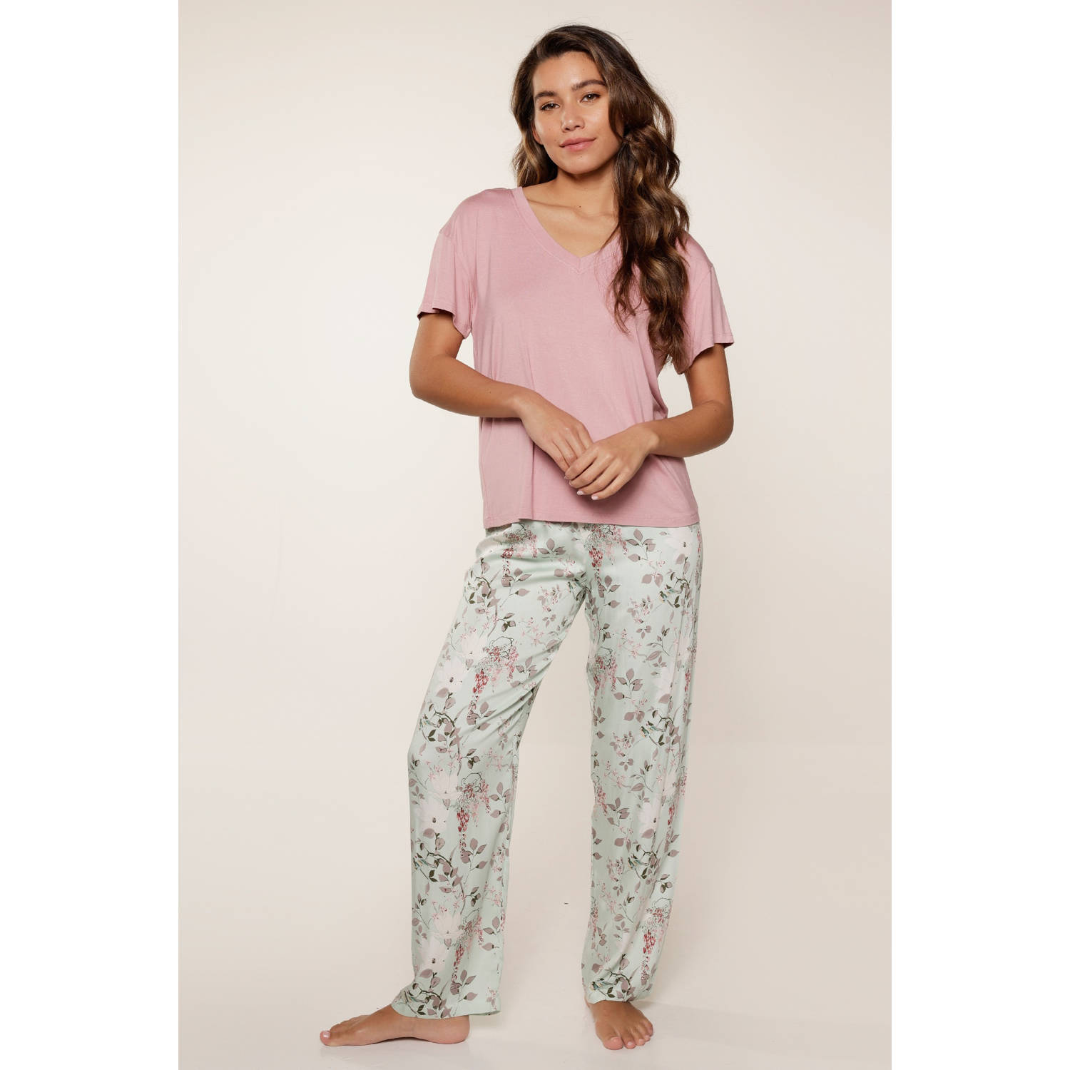 Lingadore Pyjama's nachthemden Top Lange Broek