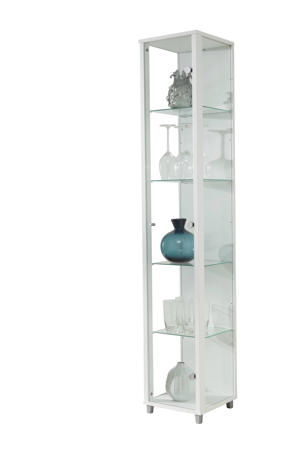vitrinekast Lucero Basic -  wit