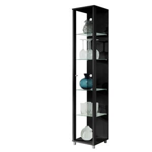 vitrinekast Lucero Basic - zwart
