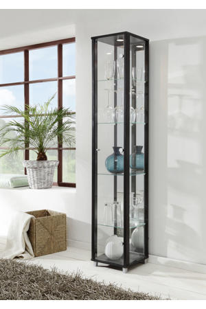 vitrinekast Lucero Standard - zwart