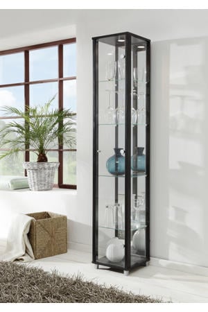 vitrinekast Lucero Standard - zwart