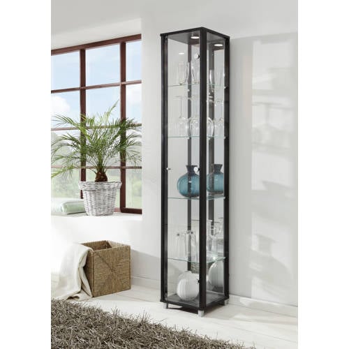 Wehkamp Home vitrinekast Lucero Standard - zwart afbeelding