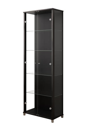 vitrinekast Hanna Basic - zwart