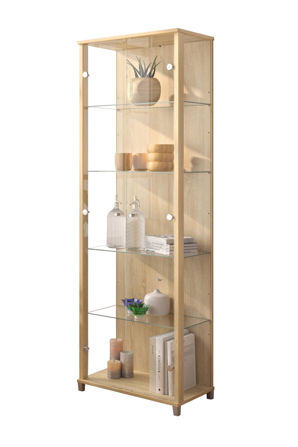 Wehkamp Home vitrinekast Hanna Basic - eiken