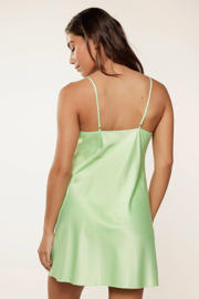 thumbnail: LingaDore satijnen slipdress Daily lichtgroen