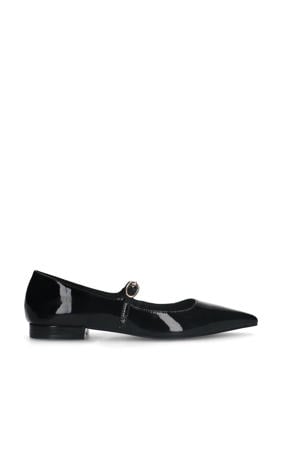 lak loafers zwart