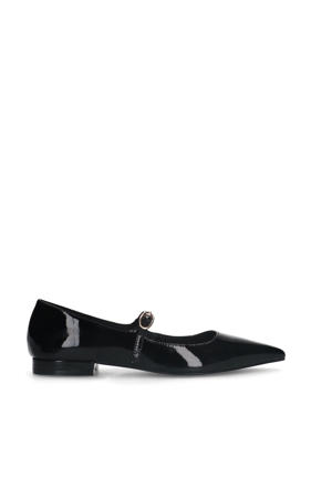 lak loafers zwart