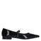 Sacha lak loafers zwart