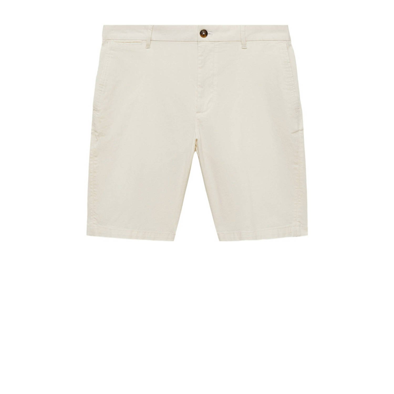 Mango Man slim fit short wit