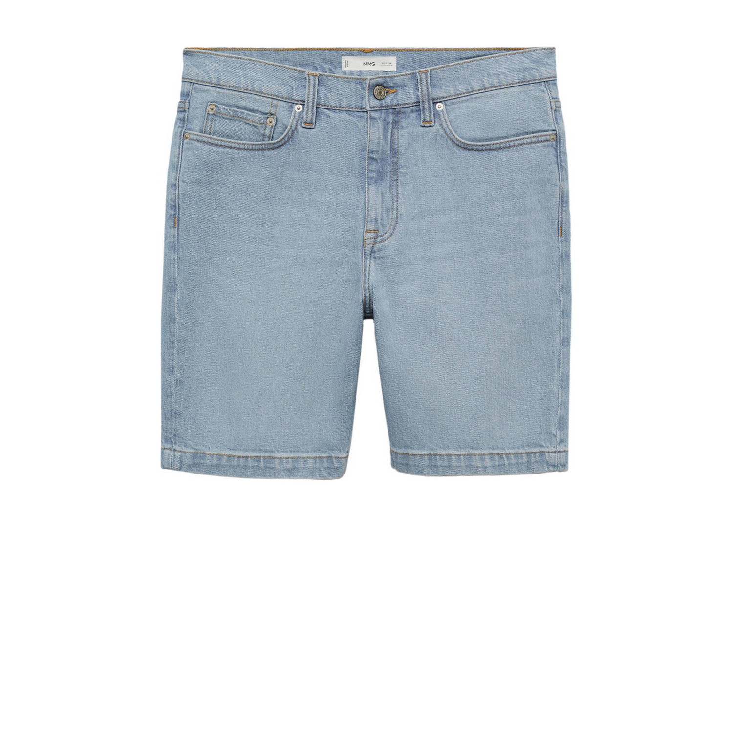 Mango Man regular fit short blauw