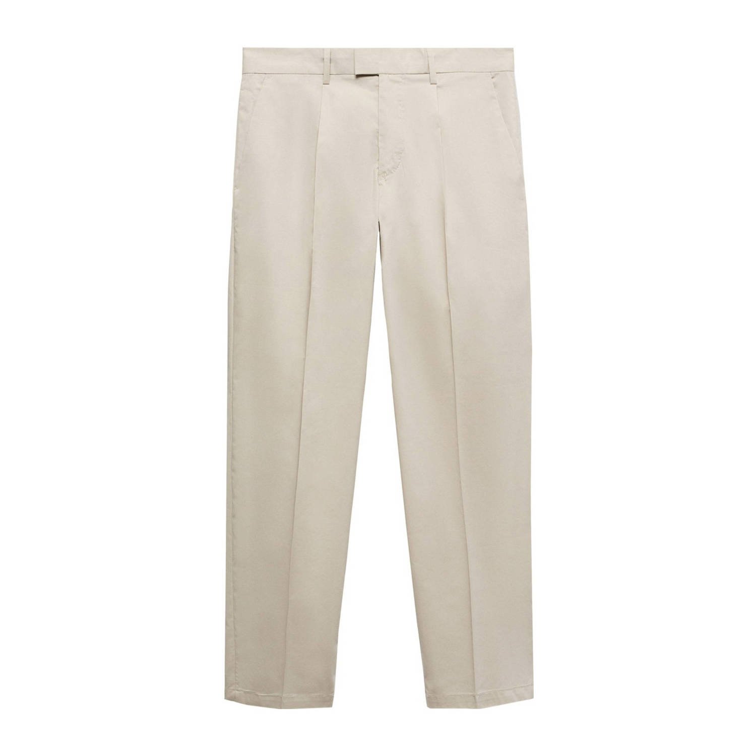 Mango Man slim fit pantalon beige