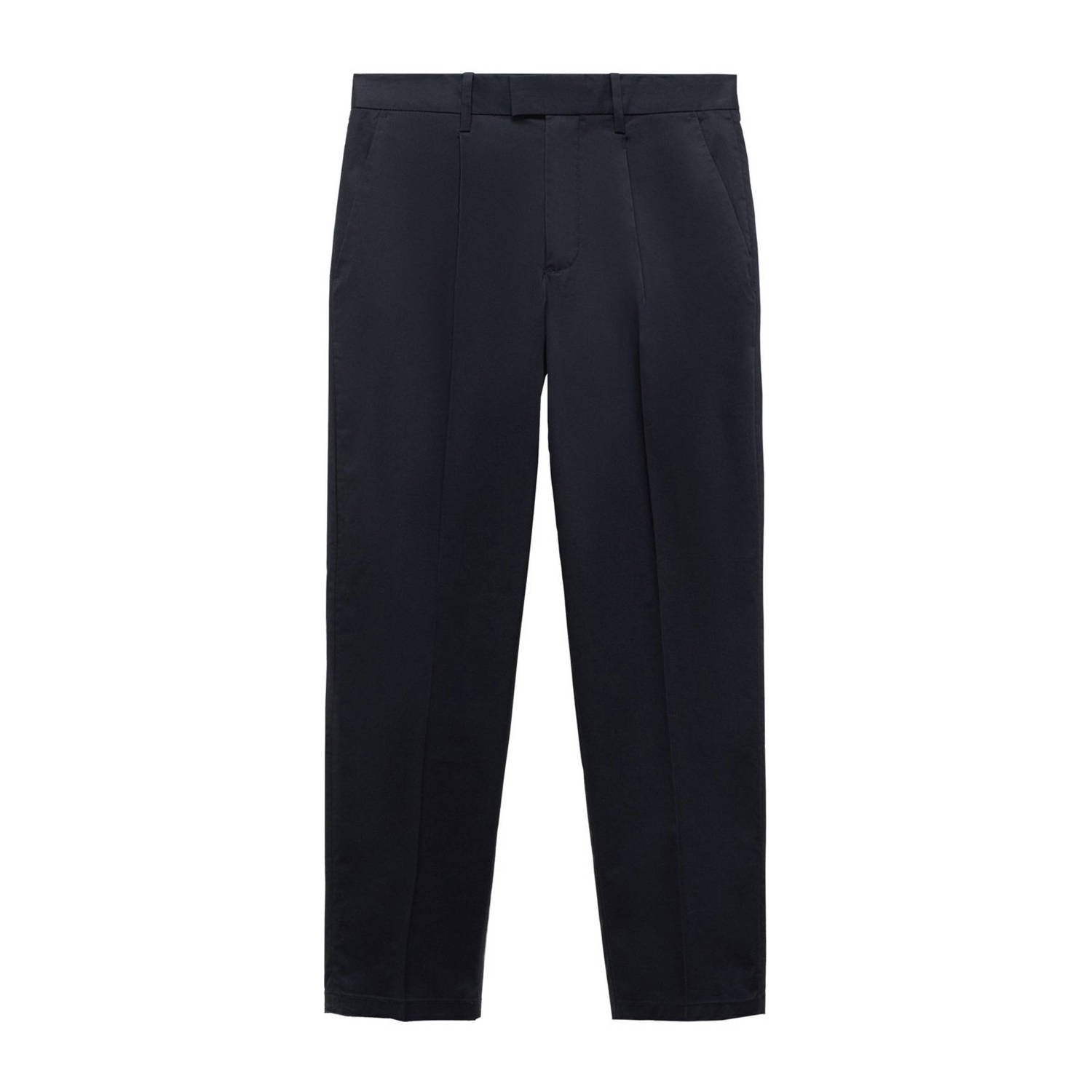 Mango Man slim fit pantalon marine